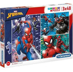 SPIDERMAN SUPERCOLOR PUZZLE 3X48 PCS.